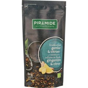 Piramide Biologische Thee Citroen en Gember 80 gr