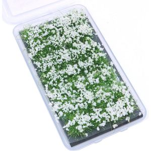 Realistische Bloemgras Tufts voor Miniatuur Landschappen - Diverse Kleuren
