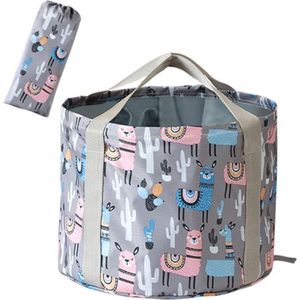 Opvouwbare emmer voor het weken van voeten - draagbaar reisvoetenbad - voetenbad voor voetspa - pedicurebekken voor thuis - grote voeten - draagbaar voetenbad - opvouwbare wateremmer - reizen bath bucket