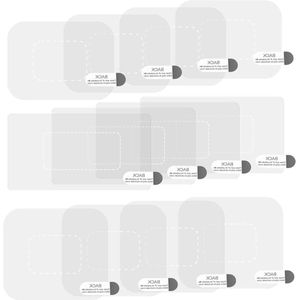 12st Voorruit Dashcamstickers, Heldere Stickers Duurzame en Herbruikbare Elektrostatische Film Weerbestendige Autosticker voor Montage Van Dashcam