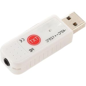 USB Computerthermometer Dubbele Sensor - Temperatuurregistratie met E-mailalarm - Windows - Binnen en Buitentemperatuur Detectie .