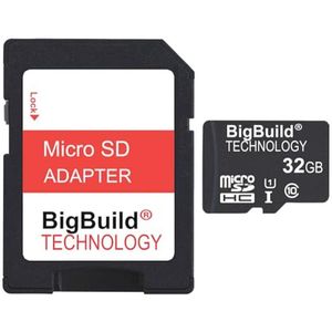 32GB Ultra Snelle microSDHC Geheugenkaart tot 80MB/s voor Trail Camera's en D-SLR