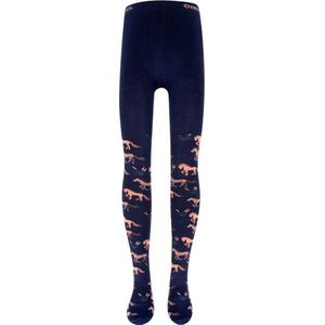 Kindermaillot Donkerblauw met Paarden - 98/104