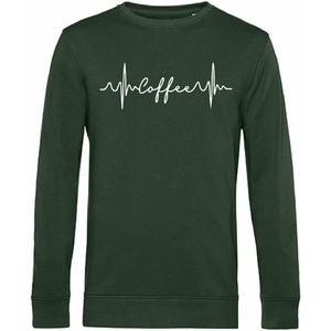 7431 - Sweater - Coffee-Forest Green-M