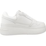 TOMMY JEANS - TJW RETRO BASKET FLATFORM - Sneakers - Wit - Sleehak