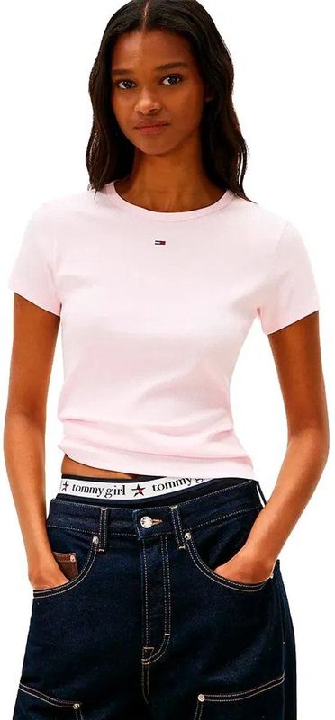 Tommy Jeans - Slim Essential Ext - T-shirt - Korte Mouwen