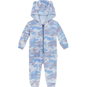 Onesie - Huispak Joggingstof maat 122/128 - blauw
