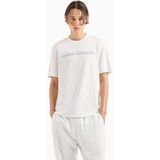 Armani Exchange 6dztbd-zj3vz T-shirt Met Korte Mouwen Wit L Man