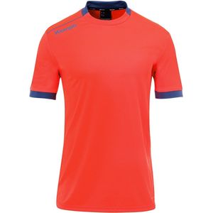 Kempa - Player Shirt - Fluo Rood-IJsgrijs - Kind