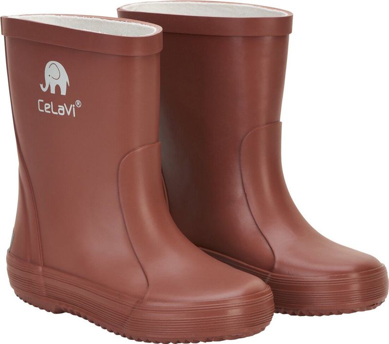 CeLaVi Jongens Unisex Kids Basic Wellies-Solid rubberlaarzen, Tortoise Shell, 20 EU, Tortoise Shell., 20 EU