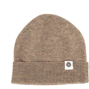 Wollen Baby Muts Gebreid - Merinowol - Cobble- 44 - Prematuur
