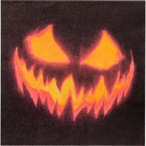 Boland - 20 papieren Servetten Creepy Pumpkin - Horror - Horror