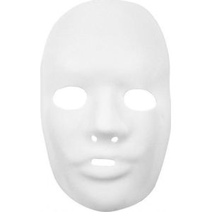 Masker 24 X 15,5 Cm Wit Kunststof