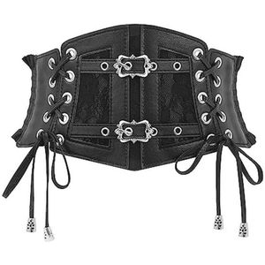Elastische Korsetriem voor Dames - Brede Wespie-riem voor Halloween Kostuums