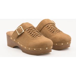 Dames Alle Schoenen - Camel - Suedine - Maat 36 - Instappers