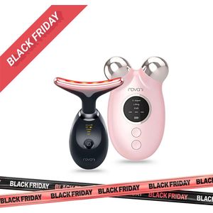 Novani 2 in 1 Facelifting Microcurrent | Anti Ageing | huidverjonging | Huidverjongingsapparaat | Facelift apparaat | Anti rimpel | Gezichtsmassage - LED Behandeling