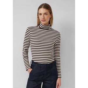 s.Oliver - T-Shirt - Zacht Katoen - Slim-Fit - Gestreept