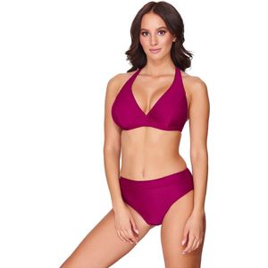 Antie Dames Bikiniset – Top – Slip – Wijn rood(5288) – 75G/38 - MS-VO-BORNEO-nnn