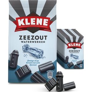 Klene - Zeezout Waterwerken - Drop - 8 x 170 Gram