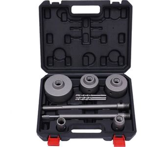 Diamantboor set - Tegelboor set - Kernboor - Veelzijdige Toepassing & Complete Accessoirekit - 9 eenheden - 5 KG - Zwart/Grijs