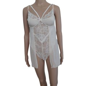 Thermo Legging - Leatherlook - Dames - Kleur Wijnrood - Maat 44-46 - High Waist - Stretch - Cadeau - Moederdag