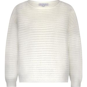 Red Button Trui Fluffy Ajour Sweater Srb4651 Ecru Dames Maat - XS