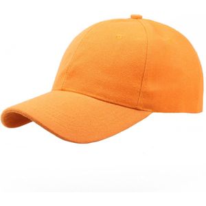 LGT JWLS Effen Baseball Cap van 100% Katoen - Oranje