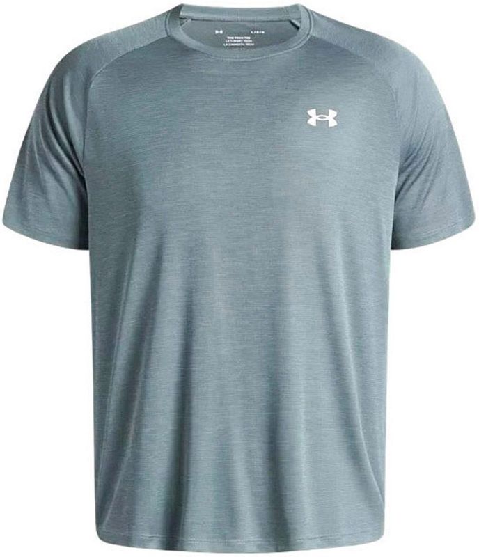 Under Armour Tech Textured S/S Sportshirt (Heren |turkoois)