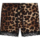 Hunkemöller Short Velours Leopard Zwart S