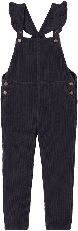 Vertbaudet - Ribfluweel - Meisjestuinbroek - Met Ruches - Zacht Katoen