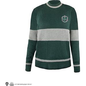 Cinereplicas Harry Potter - Slytherin Quidditch Sweater / Zwadderich Zwerkbal Trui-M