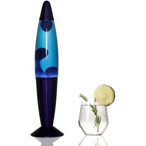 Lavalamp - Blauw - 36 cm - Lava Lamp - Lavalampen