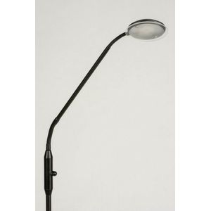Lumidora Vloerlamp 73196 - Ingebouwd LED - 5.0 Watt - 450 Lumen - 2700 Kelvin - Zwart - Metaal