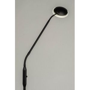 Lumidora Vloerlamp 73196 - Ingebouwd LED - 5.0 Watt - 450 Lumen - 2700 Kelvin - Zwart - Metaal
