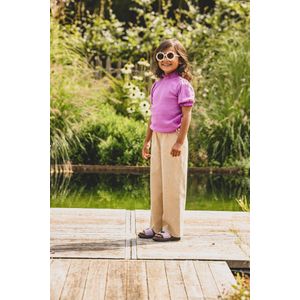 LOOXS Little 2411-7607-066 Meisjes Broek - Maat 122 - ecru van 99% poly 1% spandex