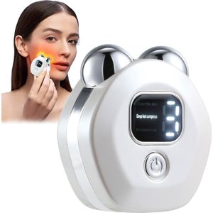 CHIWIN EMS Gezichtsmassage Apparaat – 3-in-1 Vibration & Warmte – Anti-Aging & Huidversteviging – Met LED Display