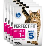 Perfect Fit - Adult - Kattenbrokken - Zalm - 4x750g