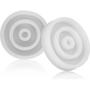 Siliconen mallen voor het maken van ronde lippenstift organizers en opbergdozen, ideaal voor trinket boxen en sieraden displays met duurzame en flexibele vormgeving