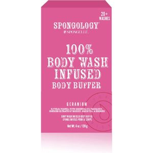 Spongellé - Eco-vriendelijke Body Wash Infused Travel Buffer - Multifuntionele Badspons - Groene Thee - Veganistisch