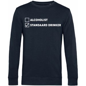 7431 - Sweater - Standaard drinker-Blue Navy-XS