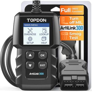 OBD2 Scanner en Code Reader voor Auto's na 1996, Volledige OBD2 Functies, Diagnosehulpmiddel voor Thuisgebruik en Doe-Het-Zelf Klussers
