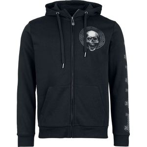 Black Premium by EMP zwarte capuchonjas met kangoeroezakken - Heren - M