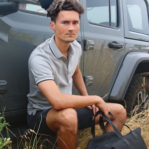 SNEAC comformance wear - Heren polo korte mouw - Bernard - Grijs - maat M