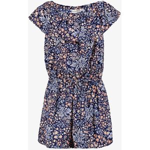 Name It Vinaya meisjes playsuit met bloemen blauw - Maat 140