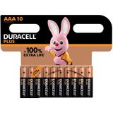 Duracell PLUS AAA 10x Alkaline batterijen
