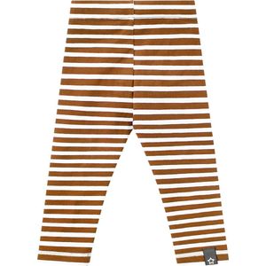 Your Wishes Legging Camel Stripes - Legging - Gestreept - Meisjes - Maat: 122/128