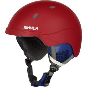 Sinner Titan Unisex Skihelm - Rood - Maat S/56 cm