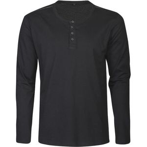 Harvest Stoneton Organic Slub L/S Black M