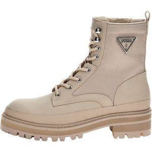 Gevechtslaarzen - Imitatieleer - Zwart - Vetermodel - Hakhoogte 4 cm