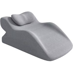 Koppelkussen - Beenkussen - Ligkussen - Beenkussen - Ligkussen - Kniekussen - 60×36×24cm - Draagbaar - Heupkussen - Geschikt voor werk, auto, thuisbed - Grijs